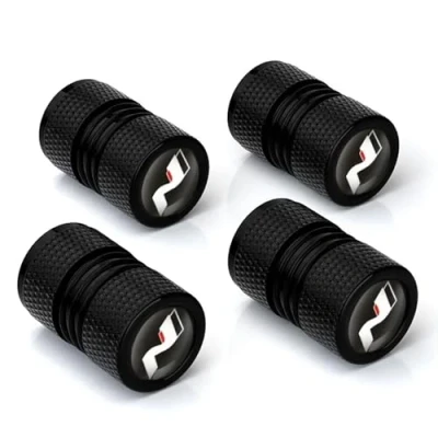 Image of 4PCS Screw On Tyre Valve Caps for Hyundai N I20 I30 IX35 Tucson Kona Elantra Corrosion Resistant Dust Proof Leak Car Accessories,A