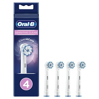 Image of Oral B Sensitive Clean Toothbrush Head, Pack of 4 Counts, 22 g