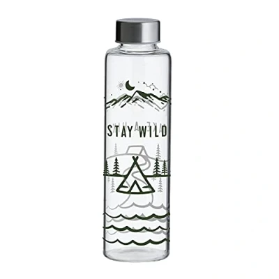 Image of Typhoon PURE Stay Wild Glass Water Bottle, 600 ml