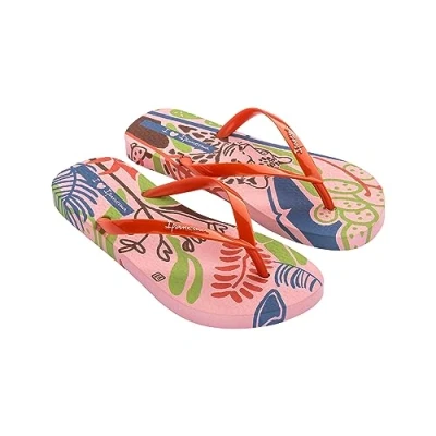Image of Ipanema Women&#039;s Graffiti III FEM Flip Flop, Pink/RED, 1/2 UK
