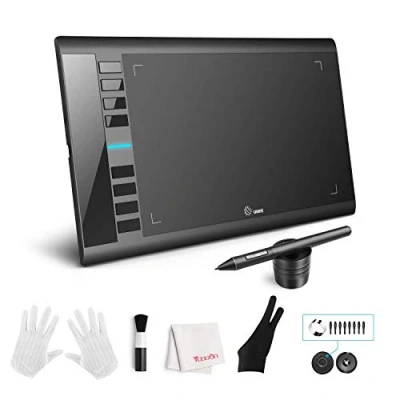 Image of UGEE M708 V3 Drawing Tablet,10x6in 3D Digital Graphics Tablet with 8192 Level Battery free Tilt Pen,8 Hot Keys,Art Design Creation for PC Windows 11/10/8/7,Mac OS 10.10 or above,Chromebook