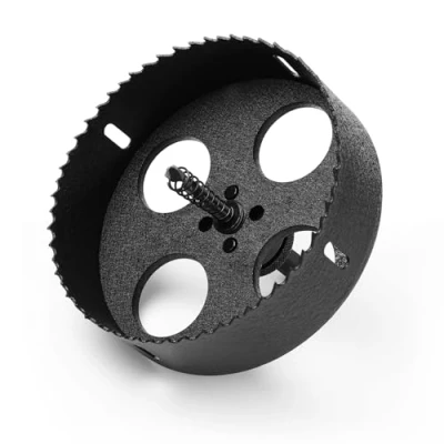 Image of HSAWBIT HSS Bi Metal 145mm Hole Saw, M42 Fast Cut Extra Cobalt Cutter 45mm Cutting Depth, For Stainless Mild Sheet Wood Plastic Various Materials