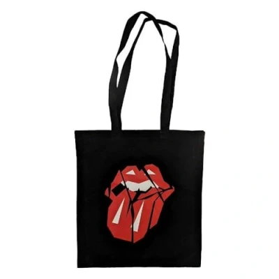 Image of The Rolling Stones Tote Bag Hackney Diamonds Shards Official Black One Size