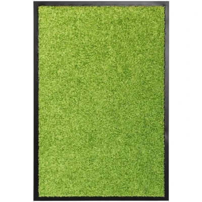 Image of vidaXL Doormat Washable Green 40x60 cm