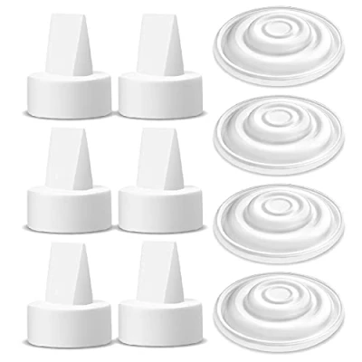 Image of Maymom Pump Parts Compatible with Spectra S1 S2 9 Plus Incl Duckbill Valve Silicone Membrane Replace Replacement Not Original