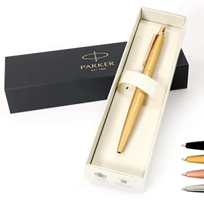 Image of Personalised Custom Parker Jotter XL Monochrome Pen + Gift Box Design A Truly Unique Present Laser Engraved Gold