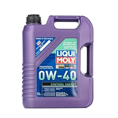Image of P000341 Engine Oil LIQUI MOLY Synthoil Energy 9515 0W 40 5l Synthetic AUDI: A6 C7 Saloon, A4 B8 A3 Sportback, VOLKSWAGEN: Golf 7