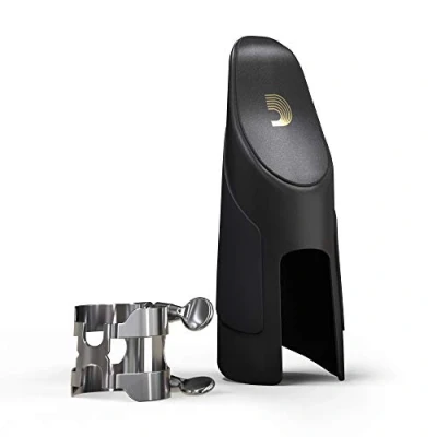 Image of Rico Silver Plated H Ligature and Cap for Bb Clarinet