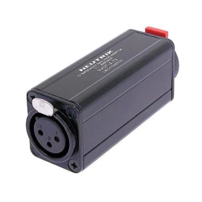 Image of Neutrik XLR/1/4 ″ TRS 1/4 XLR Interface Black Cable and Adapter