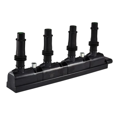 Image of 55577898 Ignition Coil HELLA 5DA 358 000 341 7 pin connector 12V Block VAUXHALL: Astra Mk6, Corsa Mk3, Mk6 GTC