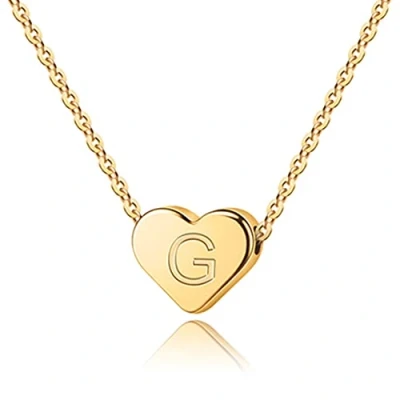 Image of TINGN Letter Initial L Necklace for Women 14K Gold Filled Heart Necklaces Women, Tiny Girls Gifts, Gifts