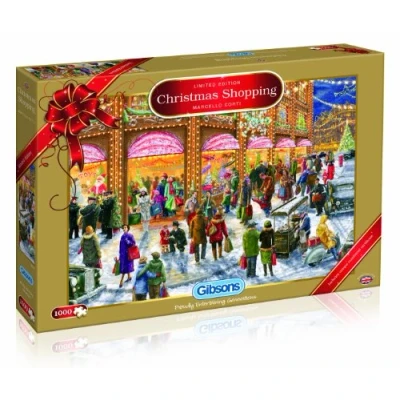 Image of Gibsons Christmas Limited Edition 2012 Jigsaw Puzzle Shopping (1000 Pieces)