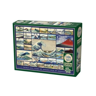 Image of Cobble Hill 1000 Piece Puzzle Hokusai Sample Poster Included