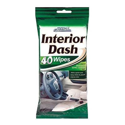 Image of Car Pride Interior dash 40 Cleaning Wipes