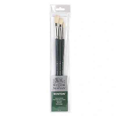 Image of Winsor &amp; Newton &quot;Winton Brush Long Handle (Pack of 3)