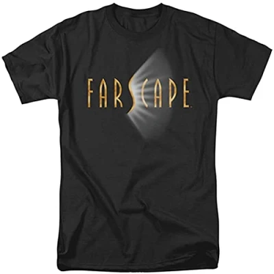 Image of NUO YI JIA Farscape Logo Adult T Shirt Black M