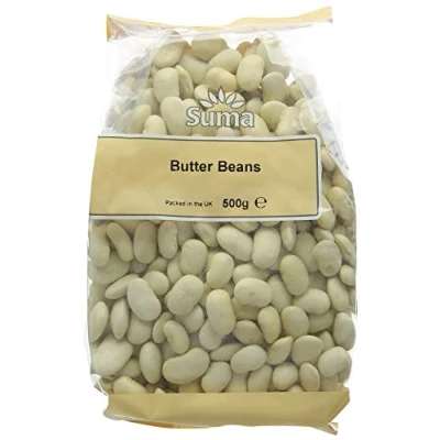 Image of Suma Butter Beans 500 g (Pack of 6)