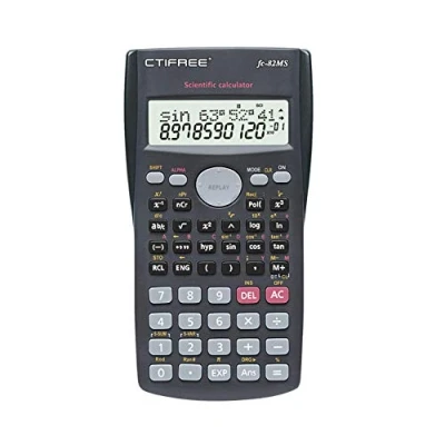 Image of N/F Scientific Calculator FC 82ms 2 Line Engineering Suitable For Schools And Corporate Offices Multi Function Calculation Tool Black