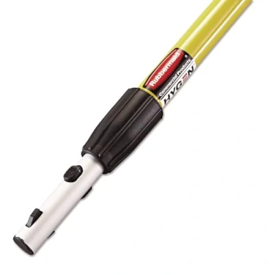 Image of Rubbermaid Commercial Products FGQ75500YL00, HYGEN Quick Connect Straight Extension Mop Handle Yellow