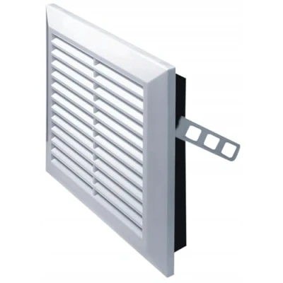 Image of Armar Trading LTD White Air Vent Grille 170mm x with Mosquito Net/Wall Ventilation 7&quot; T40