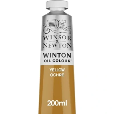 Image of Winsor &amp; Newton Winton 200ml Oil Colour Yellow Ochre,1437744