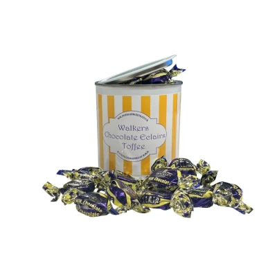 Image of 250g Paint Pot Tin of Walkers Milk Chocolate Eclairs