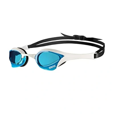 Image of arena Cobra Ultra Swipe Unisex Adult Racing Swimming Goggles, Pool Goggles with Curved Lenses, Anti Fog, UV Protection, 5 Interchangeable Nose Bridges