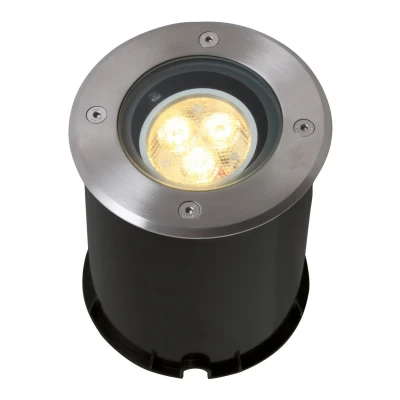 Image of Forto LED Outdoor Recessed Ground Light Steel Blank 3000K IP67