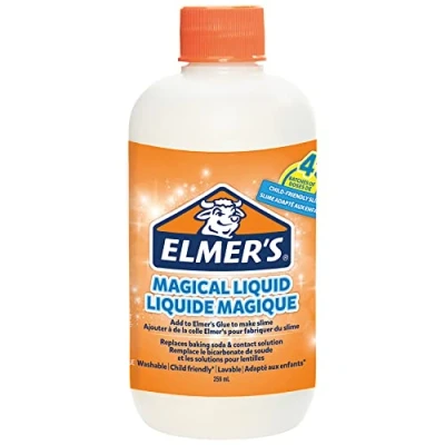 Image of Elmer’s Magical Liquid Slime Activator Solution Makes up to 4 Batches (259ml) Washable &amp; Kid Friendly Great for Making