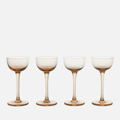 Image of Ferm Living Host Liqueur Glasses Set of 4 Blush