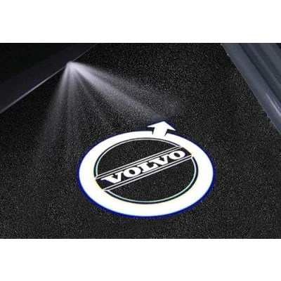 Image of FOXZY 2PCS Car LED Logo Lighting Projector Door Welcome Lights For Volvo XC60 XC40 XC90 S60 S90 V60 V40, Laser Light Decoration,A