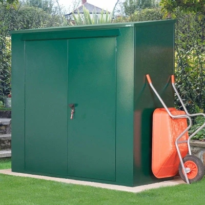 Image of 3&#039; x 6&#039;2 Asgard Premium Twin Bike Shed (0.9m 1.9m)