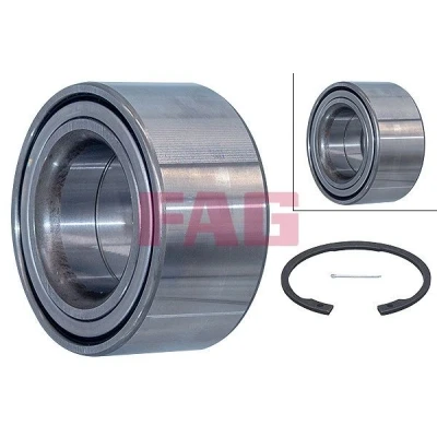 Image of 3885A001, MR403500, MR519097 Wheel bearing kit FAG 713 6198 40 Photo corresponds to scope of supply 74mm MITSUBISHI: Lancer 6 Limousine, Shogun Pinin