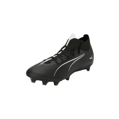 Image of Puma Ultra 5 MATCH+ FG/AG Moulded stud football boots, Men&#039;s, Size: 7.5, Black/white Textile/synthetics