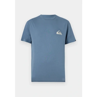 Image of Quiksilver Short Sleeved T Shirt EV Mini Logo SS Men&#039;s Blue S