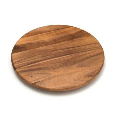 Image of Lipper International Acacia Wood 18 Inch Lazy Susan Kitchen Turntable