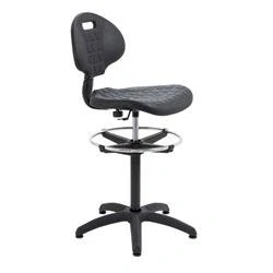 Image of Factory Chair 1 Lever Fixed Back Black CH0504+AC1042