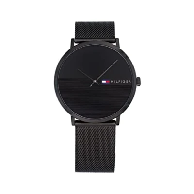 Image of Tommy Hilfiger Analogue Quartz Watch for men with Black Stainless Steel bracelet 1791464