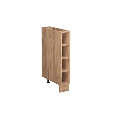 Image of Vicco Kitchen shelf Fame Line, Gold power oak/Gold oak, 15 cm without worktop
