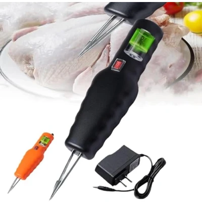 Image of Electric Quick Chicken Plucker,Electric Poultry Feather Plucker, Handheld Plucker Machine, Rechargeable Small Machine Portable Automatic Plucking Tool ,Black wireless