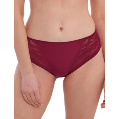 Image of Fantasie Women&#039;s Illusion Brief Bikini Style Underwear, Berry, M