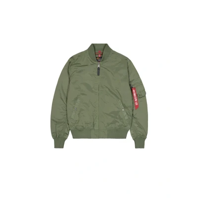 Image of Alpha Industries Men&#039;s MA 1 TT Bomber Jacket, Sage Green, S
