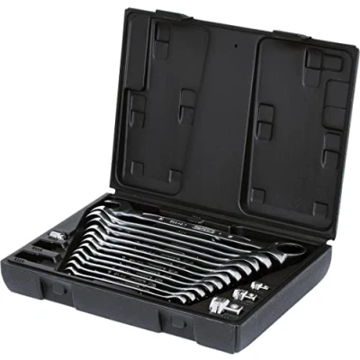Image of KS Tools 503.4266 GEARplus Combination ratcheting spanner set, 16 Count (Pack of 1)