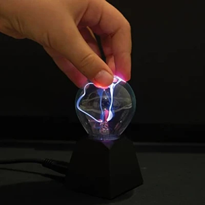 Image of Funtime Gifts Mini Plasma Ball Desktop Light Black One Size