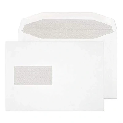 Image of Purely Everyday Mailer Gummed Window White C5+ 162X235 90GSM Lined Box of 500