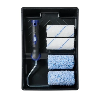 Image of Harris Trade Jumbo Mini Gloss &amp; Emulsion Roller Set, 4&quot;