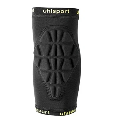 Image of Uhlsport UHLSH Unisex Adult Bionikframe Elbow Pad Black/Fluo Yellow, XL