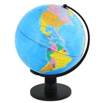 Image of TOPGLOBE 30cm World Globe Educational Political Map (30cm diameter)