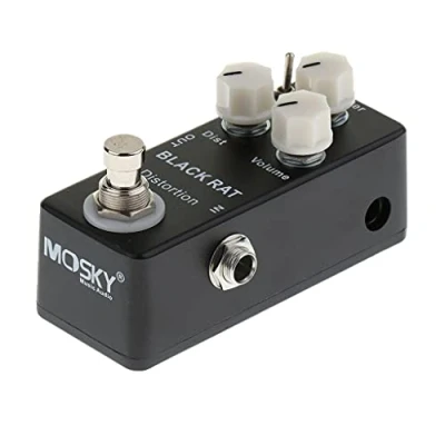 Image of Mosky Black Rat Distortion Guitar Effects Pedal for Parts Accessories