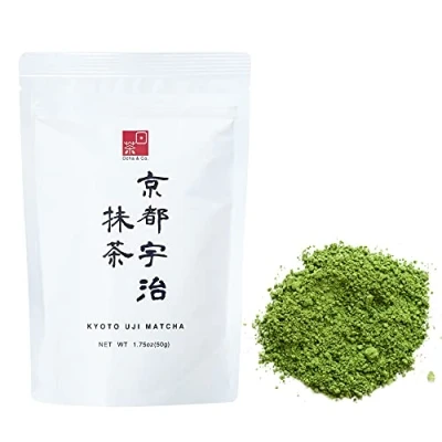 Image of Ocha &amp; Co. Kyoto Uji Ceremonial Matcha Japanese First Harvest Premium Grade Green Tea Powder Authentic Traditional Stone Milled Matcha, 50g/1.75oz.